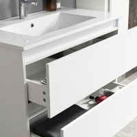 Σετ μπάνιου Nextdeco Avra white συναρμολογημένο
