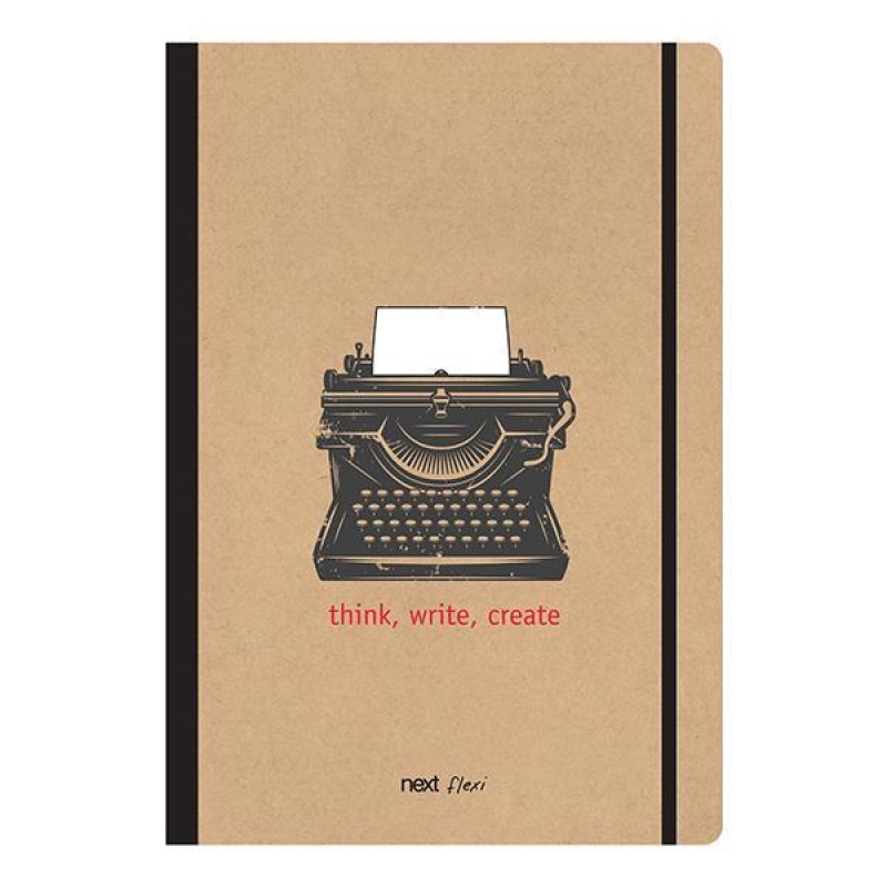 Next trends typing τετράδιο flexi λάστιχο 21x29εκ. 2θεμ. 80φ.