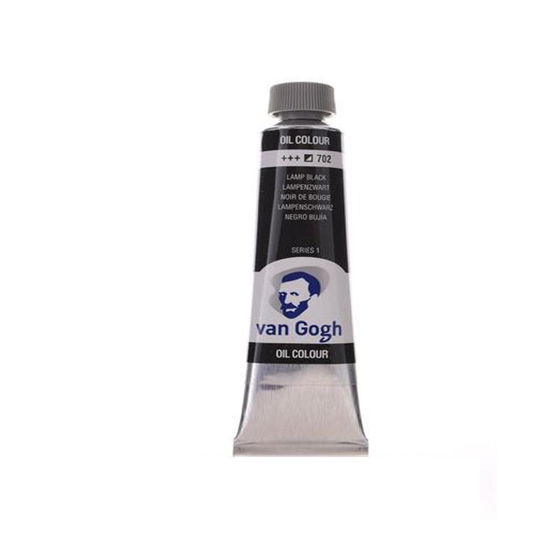 Talens van gogh χρώματα λαδιού 60ml (702-Lamp Black) Talens van gogh χρώματα λαδιού 60ml (702-Lamp Black)
