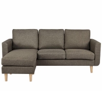 Καναπές γωνιακός Nextdeco Flex καφέ Υ83x197x137εκ Καναπές γωνιακός Nextdeco Flex καφέ Υ83x197x137εκ