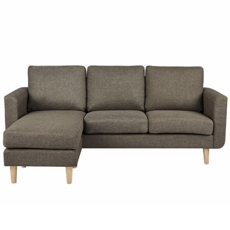 Καναπές γωνιακός Nextdeco Flex καφέ Υ83x197x137εκ Καναπές γωνιακός Nextdeco Flex καφέ Υ83x197x137εκ