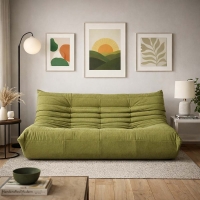 Compressed Nextdeco καναπές τριθέσιος Togo χακί Υ70x174x102εκ. Compressed Nextdeco καναπές τριθέσιος Togo χακί Υ70x174x102εκ.