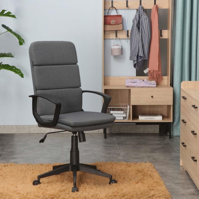 Καρέκλα γραφείου Nextdeco γκρι Υ107,5-117,5x65.5x64,5εκ. Καρέκλα γραφείου Nextdeco γκρι Υ107,5-117,5x65.5x64,5εκ.
