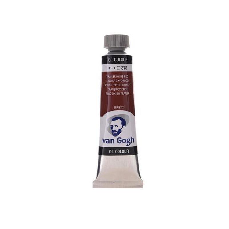 Talens van gogh χρώματα λαδιού 60ml (378-Transparent oxide red) Talens van gogh χρώματα λαδιού 60ml (378-Transparent oxide red)