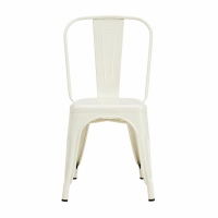 Καρέκλα μεταλλική Nextdeco Loft στοιβαζόμενη ivory 45x48xΥ85εκ Καρέκλα μεταλλική Nextdeco Loft στοιβαζόμενη ivory 45x48xΥ85εκ