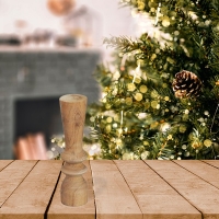 Διακοσμητικό Nextdeco Tribeca ανακυκλωμένο ξύλο teak Ø6x25εκ.