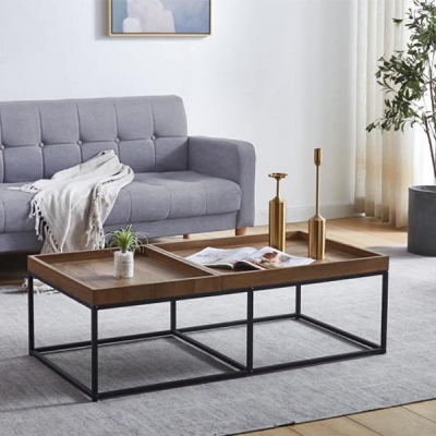 Τραπέζι Nextdeco επιφάνεια από MDF Υ40x110x60εκ. Τραπέζι Nextdeco επιφάνεια από MDF Υ40x110x60εκ.