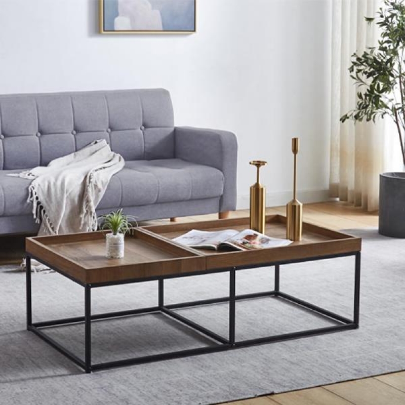 Τραπέζι Nextdeco επιφάνεια από MDF Υ40x110x60εκ. Τραπέζι Nextdeco επιφάνεια από MDF Υ40x110x60εκ.