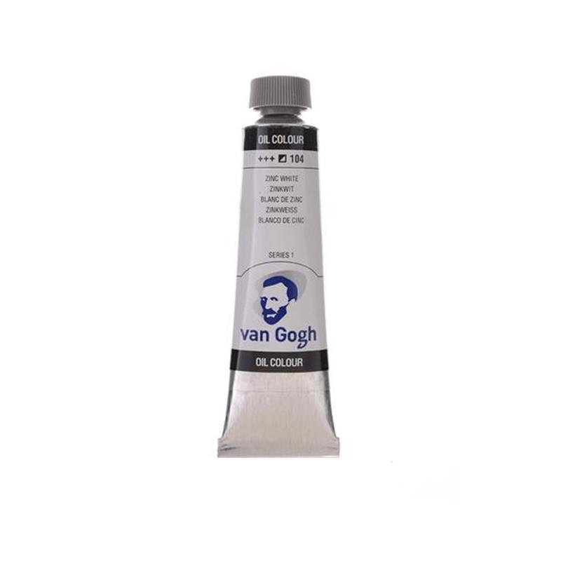Talens van gogh χρώματα λαδιού 60ml (104-Zinc white) Talens van gogh χρώματα λαδιού 60ml (104-Zinc white)