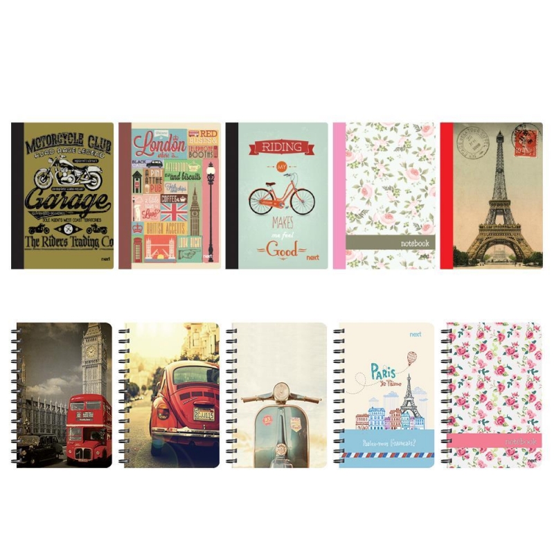 Next gallery 360° τετράδιο mini flexi 8x12εκ. 128σελ.