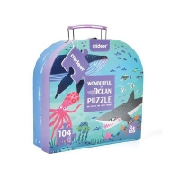 Mideer παζλ σε βαλιτσάκι "Wonderful Ocean" 104 τεμαχίων Mideer παζλ σε βαλιτσάκι "Wonderful Ocean" 104 τεμαχίων