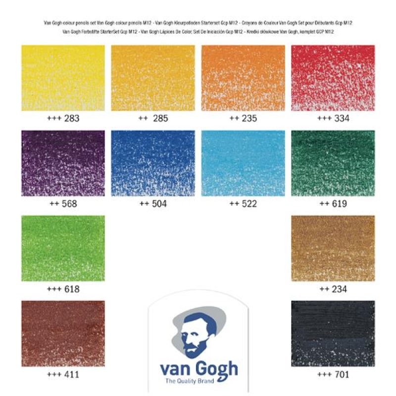 Talens van gogh ξυλομπογιές 12τεμ Talens van gogh ξυλομπογιές 12τεμ