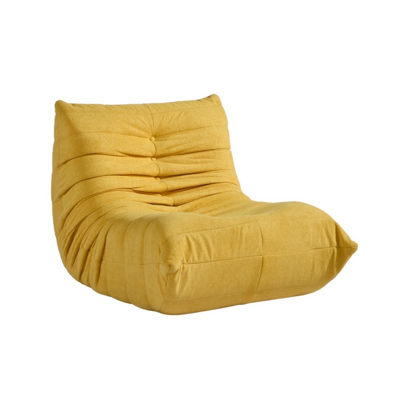 Compressed Nextdeco πολυθρόνα Togo κίτρινο Υ70x85x103εκ. Compressed Nextdeco πολυθρόνα Togo κίτρινο Υ70x85x103εκ.