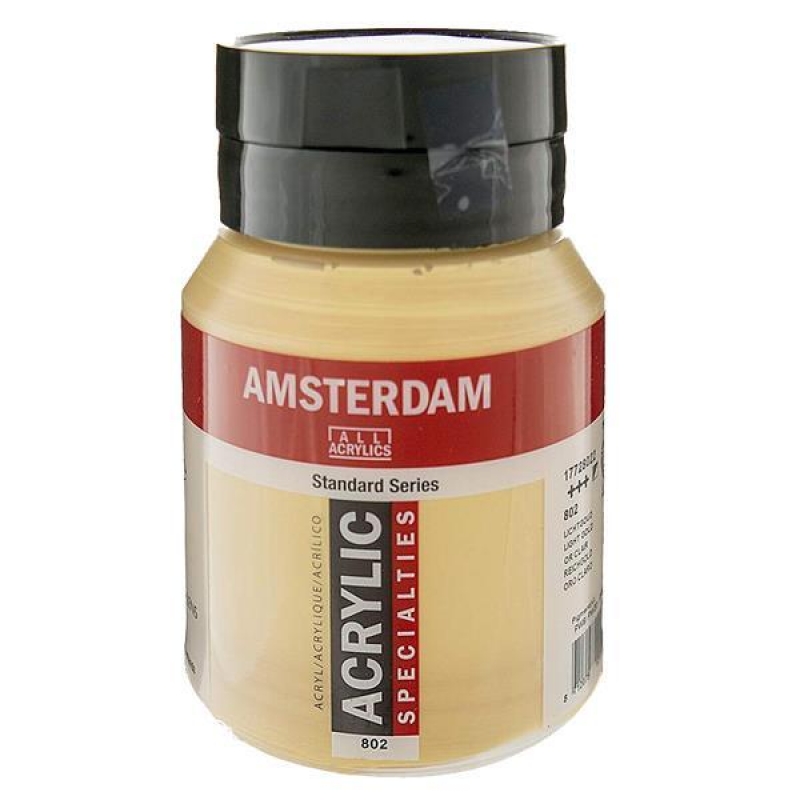 Talens amsterdam ακρυλικό χρώμα 802 light gold 500ml Talens amsterdam ακρυλικό χρώμα 802 light gold 500ml