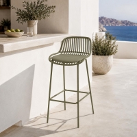 Σκαμπό μπαρ Nextdeco PP και μέταλλο πράσινο 42x49xΥ97εκ. Σκαμπό μπαρ Nextdeco PP και μέταλλο πράσινο 42x49xΥ97εκ.