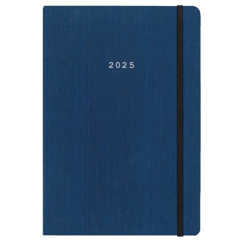Next ημερολόγιο 2025 fabric ημερήσιο flexi μπλε με λάστιχο 14x21εκ. Next ημερολόγιο 2025 fabric ημερήσιο flexi μπλε με λάστιχο 14x21εκ.