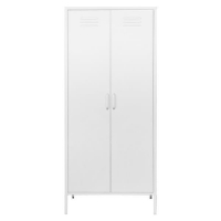 Ντουλάπα μεταλλική Nextdeco δίφυλλη λευκή Υ170x76x50εκ. Ντουλάπα μεταλλική Nextdeco δίφυλλη λευκή Υ170x76x50εκ.