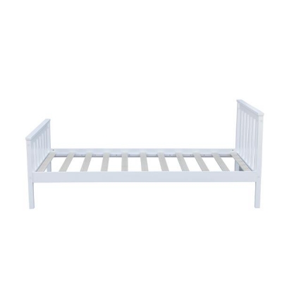 Κρεβάτι μονό Nexdeco Wilton (για στρώμα 90x190εκ.), σε λευκό χρώμα Υ82x198x98εκ. Κρεβάτι μονό Nexdeco Wilton (για στρώμα 90x190εκ.), σε λευκό χρώμα Υ82x198x98εκ.