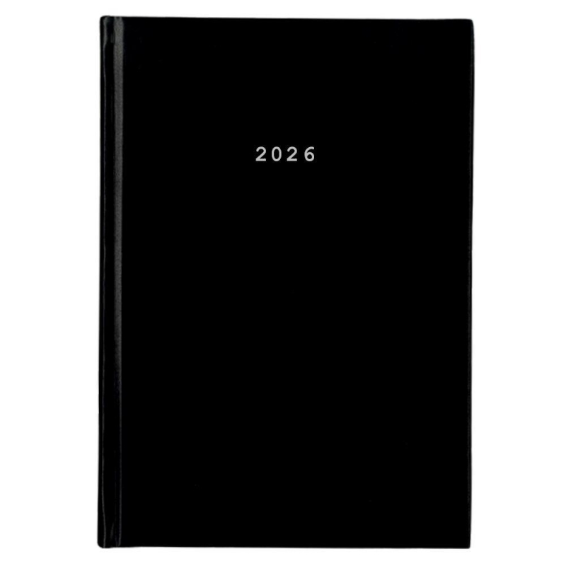 Next ημερολόγιο 2026 basic ημερήσιο δετό μαύρο 12x17εκ.