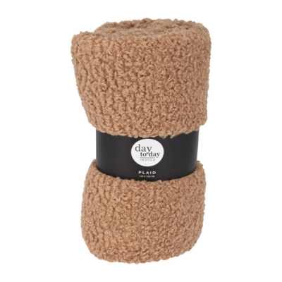 Κουβέρτα teddy fleece ταμπά 150x120εκ.