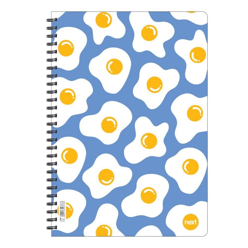 Next trends eggs τετράδιο σπιράλ 3 θέματα 105 φύλλα 17x25εκ.