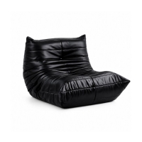 Πολυθρόνα Nextdeco Togo eco leather μαύρη Υ70x97x85εκ. Πολυθρόνα Nextdeco Togo eco leather μαύρη Υ70x97x85εκ.