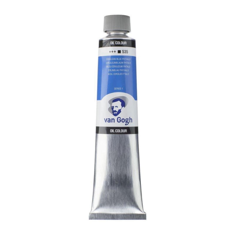 Talens van gogh χρώμα λαδιού 535 cerulean blue 200ml Talens van gogh χρώμα λαδιού 535 cerulean blue 200ml
