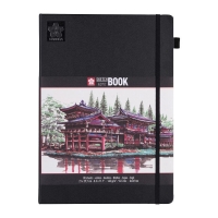 Sakura Sketch/note book μαύρο 80φυλ. 21x29,7εκ. με σαμουά χαρτί Sakura Sketch/note book μαύρο 80φυλ. 21x29,7εκ. με σαμουά χαρτί