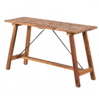 Κονσόλα Nextdeco Tribeca ανακυκλωμένο ξύλο teak - mahoni Υ80x100x40εκ.