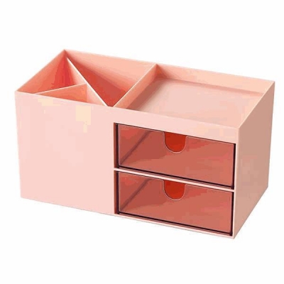 Organizer με 6 θήκες ροζ Y9,2x17,6x9εκ.