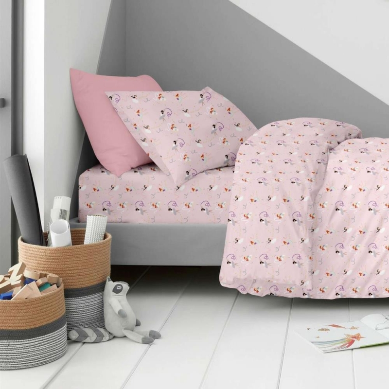 Σετ παιδικά σεντόνια μονά ballerines από 100% βαμβάκι 170x260εκ. Σετ παιδικά σεντόνια μονά ballerines από 100% βαμβάκι 170x260εκ.