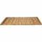 Χαλάκι μπάνιου από bamboo 60x40εκ.