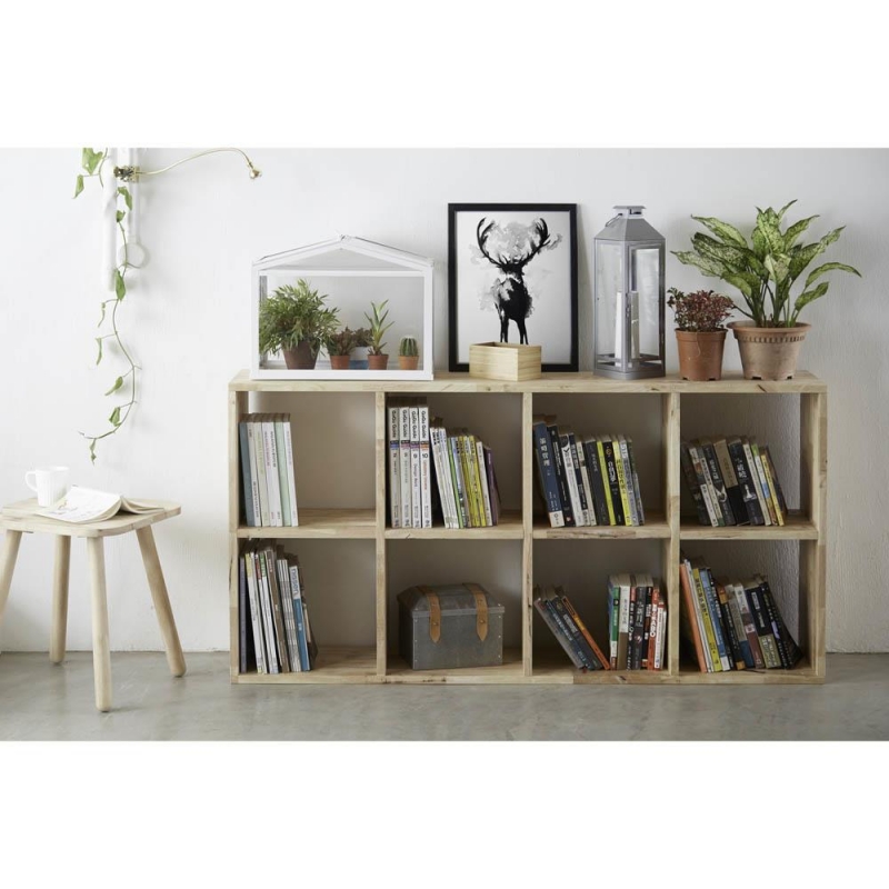 Ραφιέρα Nextdeco Natural μασίφ ξύλο Υ145×73,4×30εκ. Ραφιέρα Nextdeco Natural μασίφ ξύλο Υ145×73,4×30εκ.