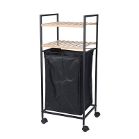 Καλάθι απλύτων Nextdeco με 2 ράφια 40lt Y89,5x38x32,5εκ.