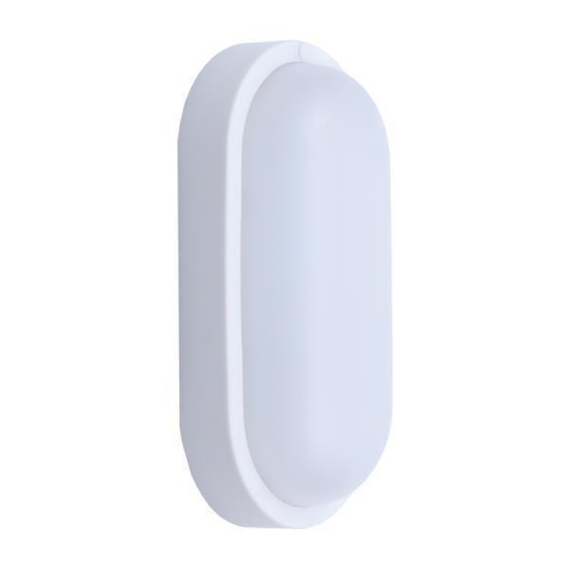 Φωτιστικό τοίχου LED 12W οβάλ λευκό 20,5x10,5x5,4εκ. Φωτιστικό τοίχου LED 12W οβάλ λευκό 20,5x10,5x5,4εκ.