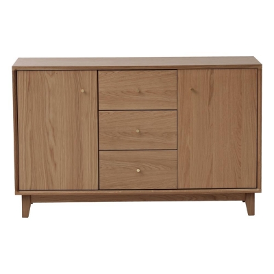 Μπουφές Nextdeco μασίφ ξύλο δρυός Υ75x120x40εκ.