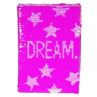 Τετράδιο με παγιέτες, Dream, 80 φύλλα, 15x21 εκ. Τετράδιο με παγιέτες, Dream, 80 φύλλα, 15x21 εκ.