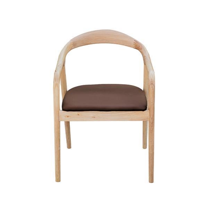 Καρέκλα ξύλινη Nextdeco Jackson καφέ Υ79,5x56x62εκ Καρέκλα ξύλινη Nextdeco Jackson καφέ Υ79,5x56x62εκ