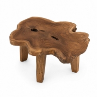 Τραπεζάκι Nextdeco από ανακυκλωμένο ξύλο teak Υ25xM48xΠ45εκ