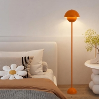 Φωτιστικό δαπέδου Nextdeco LED μεταλλικό πορτοκαλί Υ165εκ.