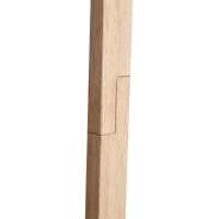 Κρεμάστρα ρούχων Nextdeco Natural μασίφ ξύλο Υ165,5x65x40εκ.