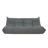 Καναπές τριθέσιος Nextdeco Togo Alcantara σκούρο γκρι Υ70x174x102εκ Καναπές τριθέσιος Nextdeco Togo Alcantara σκούρο γκρι Υ70x174x102εκ