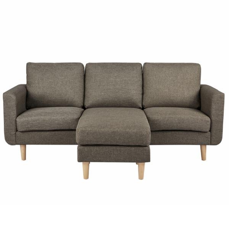 Καναπές γωνιακός Nextdeco Flex καφέ Υ83x197x137εκ Καναπές γωνιακός Nextdeco Flex καφέ Υ83x197x137εκ