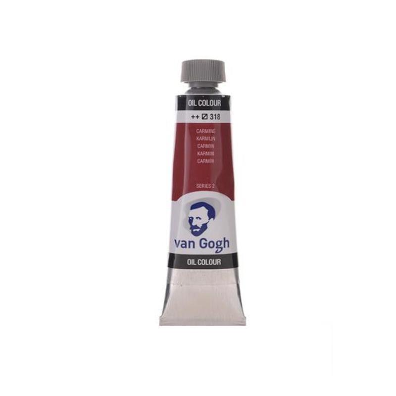 Talens van gogh χρώματα λαδιού 60ml (318-Carmine) Talens van gogh χρώματα λαδιού 60ml (318-Carmine)