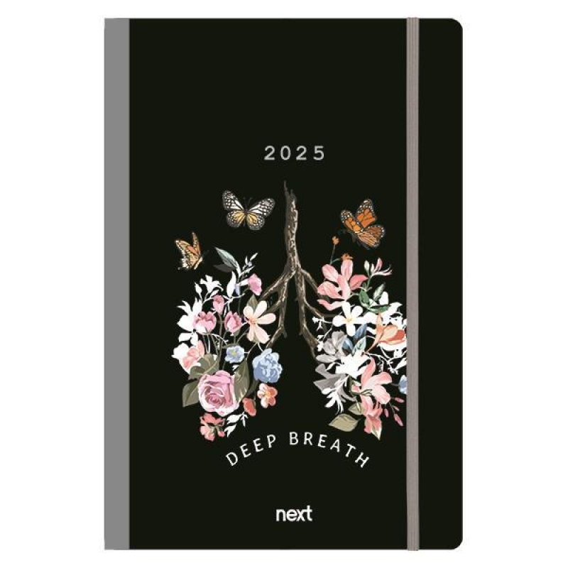 Next ημερολόγιο 2025 Trends ημερήσιο flexi με λάστιχο 12x17εκ. Deep breath Next ημερολόγιο 2025 Trends ημερήσιο flexi με λάστιχο 12x17εκ. Deep breath