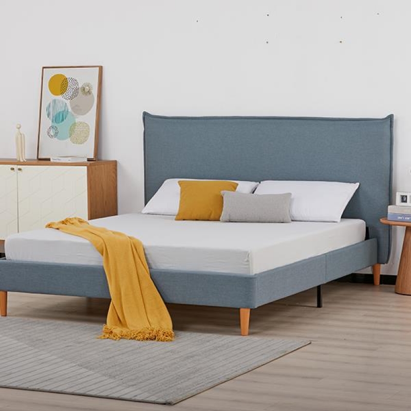 Κρεβάτι διπλό Nextdeco Osaka γκρι 160x200xY90εκ. Κρεβάτι διπλό Nextdeco Osaka γκρι 160x200xY90εκ.