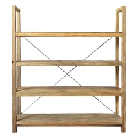 Ραφιέρα Nextdeco ανακυκλωμένο ξύλο teak - mahoni Υ200xM185xΠ39εκ Ραφιέρα Nextdeco ανακυκλωμένο ξύλο teak - mahoni Υ200xM185xΠ39εκ