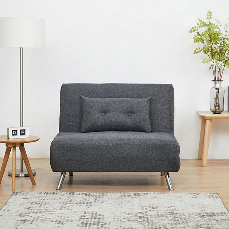 Πολυθρόνα κρεβάτι Nextdeco Berlin σκούρο γκρι Υ92x100x91εκ. Πολυθρόνα κρεβάτι Nextdeco Berlin σκούρο γκρι Υ92x100x91εκ.