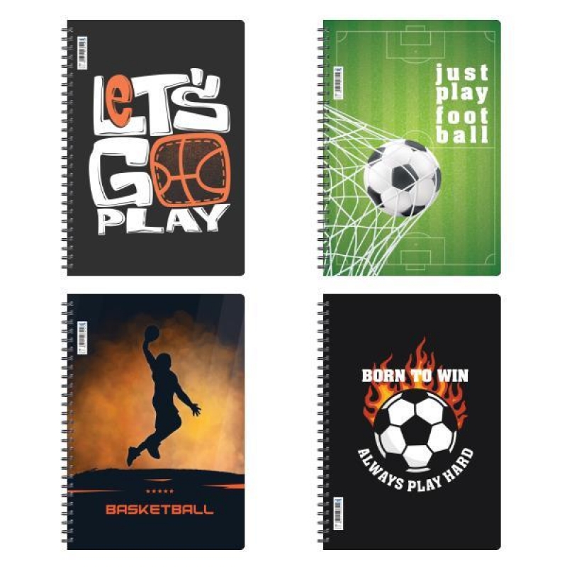 Next Sports τετράδιo σπιράλ 21x29εκ. 2θεμ., 70φ. Next Sports τετράδιo σπιράλ 21x29εκ. 2θεμ., 70φ.