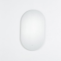 Καθρέφτης επιτοίχιος οβάλ Nextdeco με φωτισμό led 50x80εκ.
